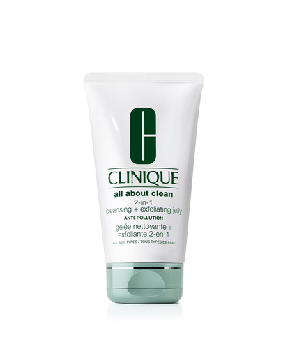 All About Clean  Anti-Pollution 2-in-1 Cleansing + Exfoliating Jelly  - 150ml | CLINIQUE at Broadway