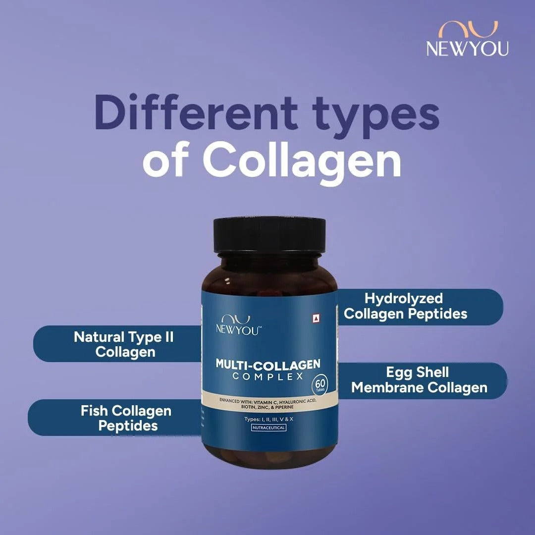 NewYou Multi Collagen Complex Tablets (60 Tabs) | NewYou Collagen at Broadway