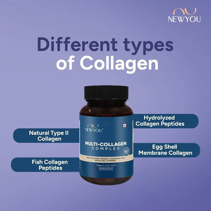 NewYou Multi Collagen Complex Tablets (60 Tabs) | NewYou Collagen at Broadway