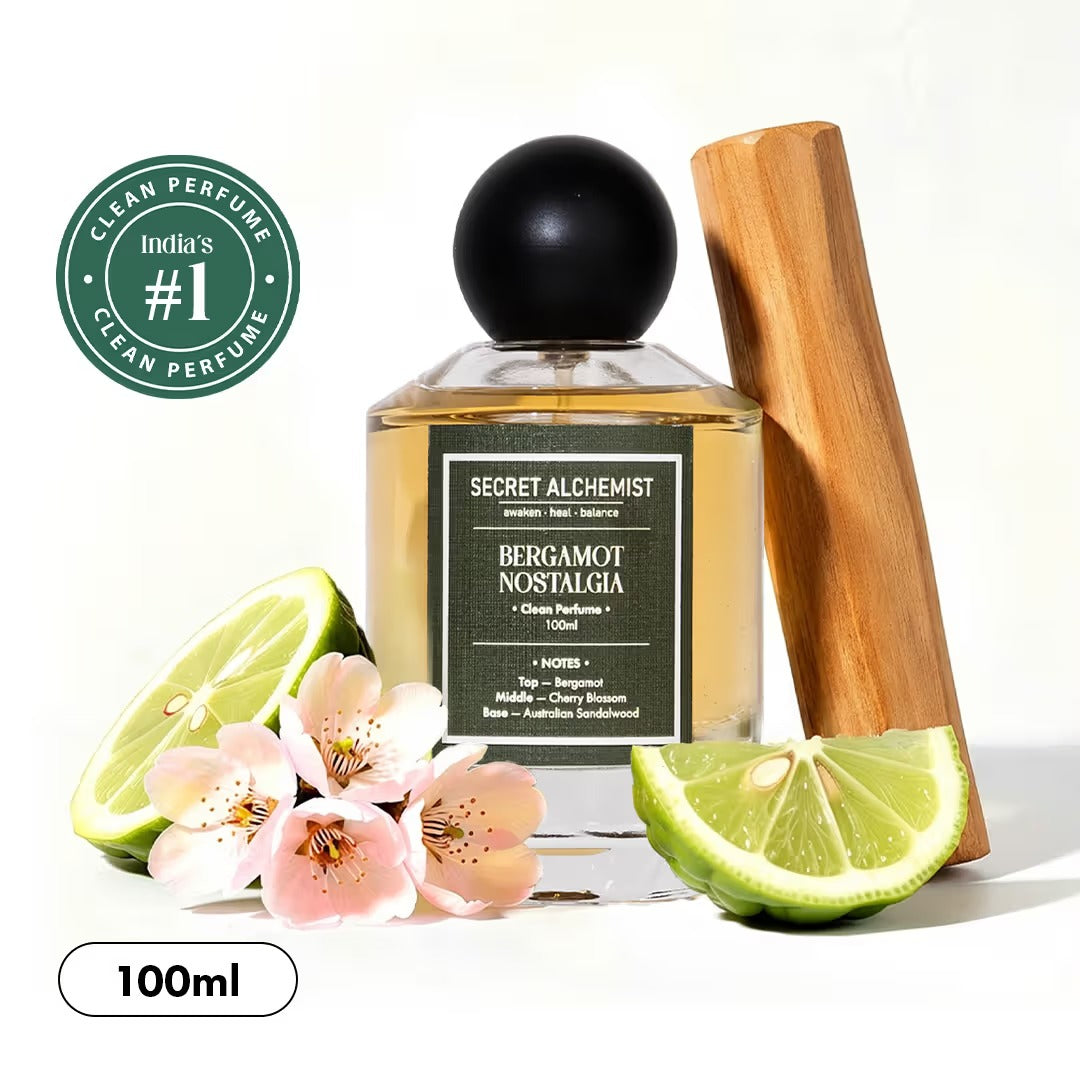 Secret Alchemist Bergamot Nostalgia Clean Perfume, Fresh Floral EDP with Bergamot & Cherry Blossom | Broadway Live at Broadway