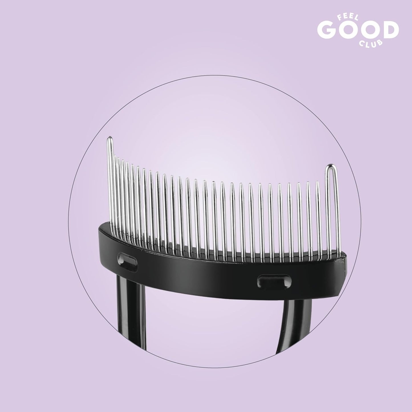 Feel Good Club Eyelash Separator Mascara Comb - Eye Makeup Definer Brush For Natural & False Lashes