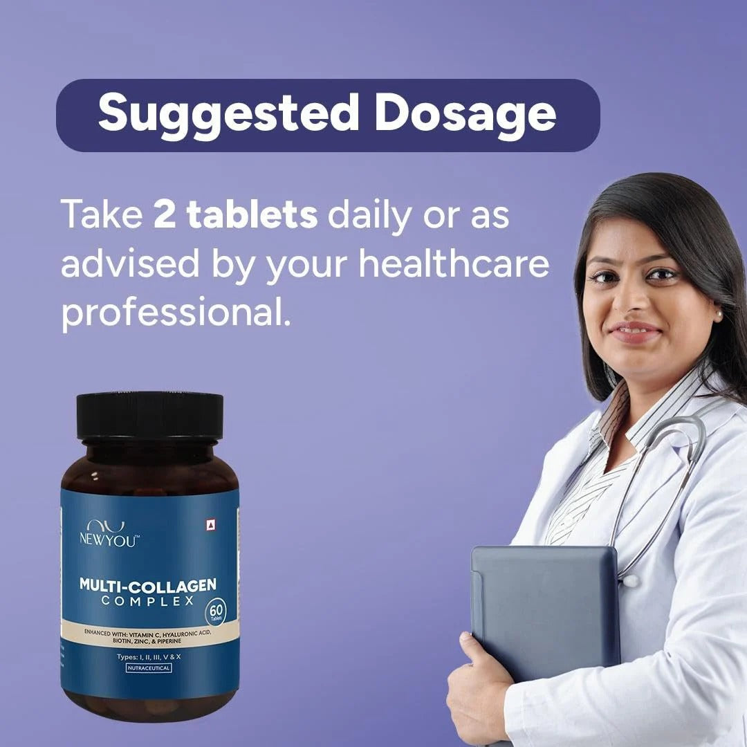 NewYou Multi Collagen Complex Tablets (60 Tabs) | NewYou Collagen at Broadway