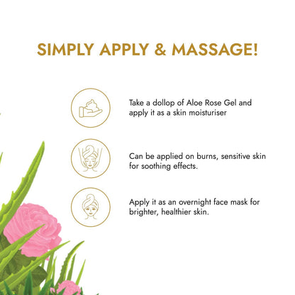 Kapiva Aloe Rose Gel 200 gm Bottle | Kapiva at Broadway