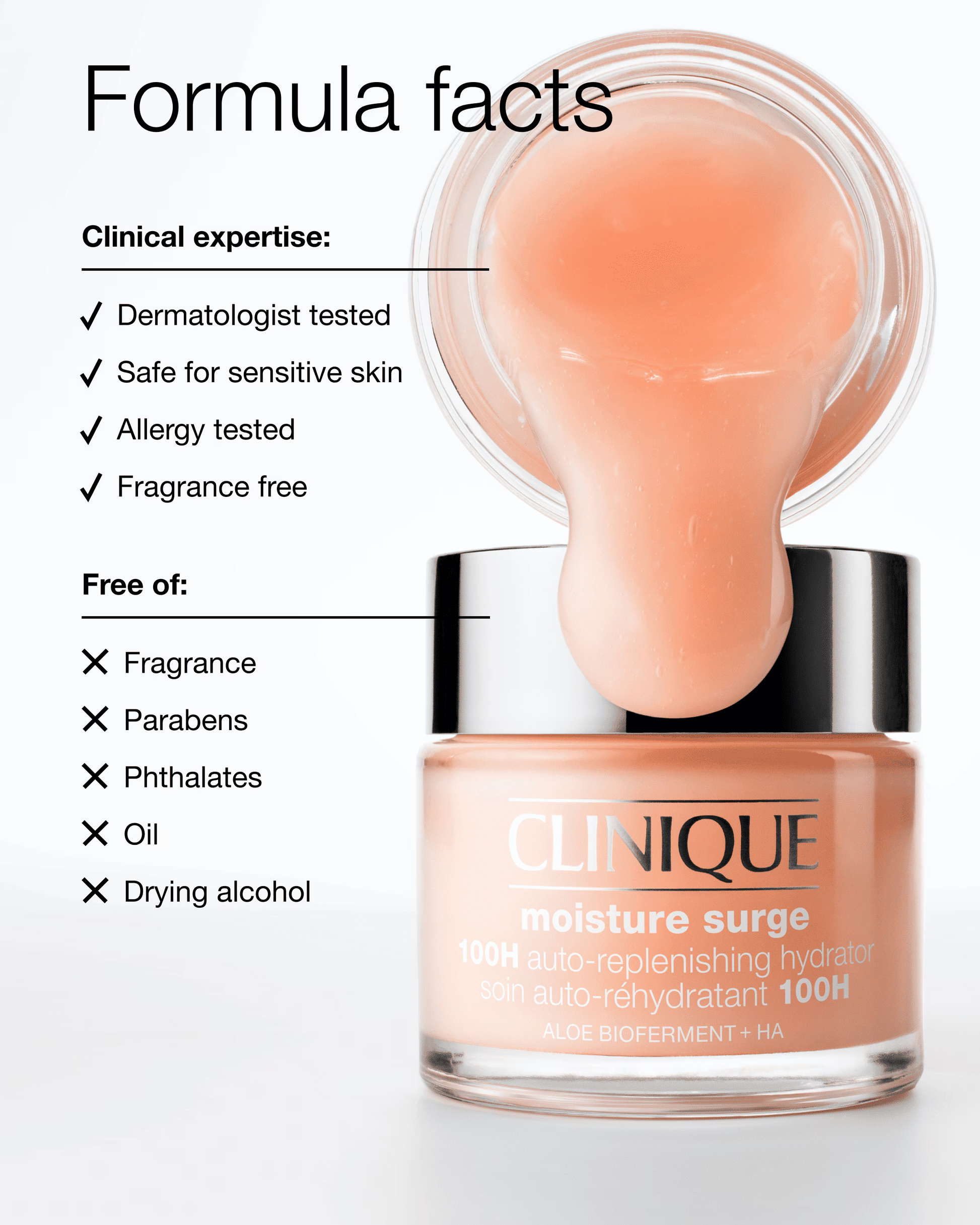 Moisture Surge 100H Auto-Replenishing Hydrator with Aloe Vera Bio-Ferment (w/n) | CLINIQUE at Broadway