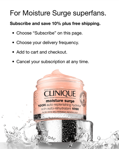 Moisture Surge 100H Auto-Replenishing Hydrator with Aloe Vera Bio-Ferment (w/n) | CLINIQUE at Broadway