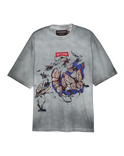 Butterfly T-shirt Grey