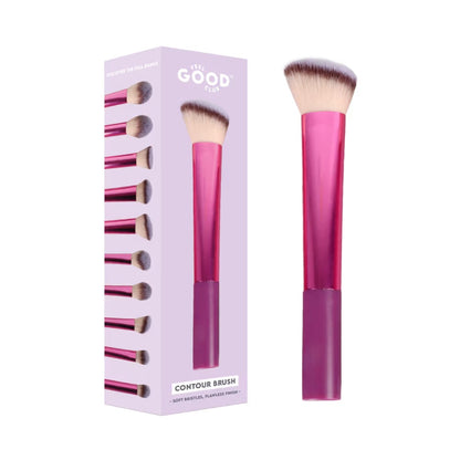 Feel Good Club Contour Bronzer Brush For Sculpting & Blending Powder Liquid & Cream Face Makeup