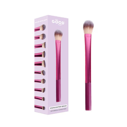 Feel Good Club Highlighter Brush For Liquid Powder & Stick Illuminator Glow Strobe Cream Face Makeup