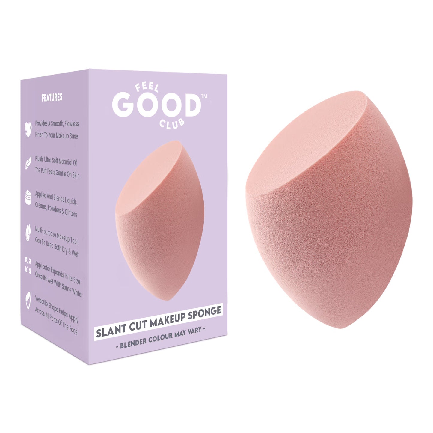 Feel Good Club Slant Cut Makeup Sponge