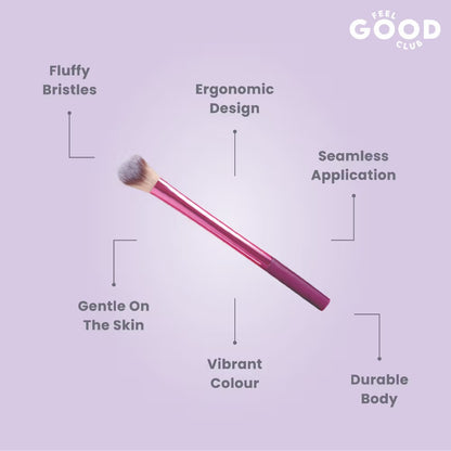 Feel Good Club Concealer Brush For Blending Liquid Cream Stick Palette Colour Corrector Face Makeup