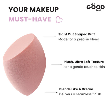 Feel Good Club Slant Cut Makeup Sponge