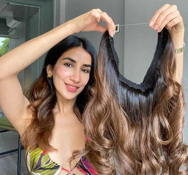 Paruls Ombr Halo Extensions | Nish Hair | Nish Hair at Broadway