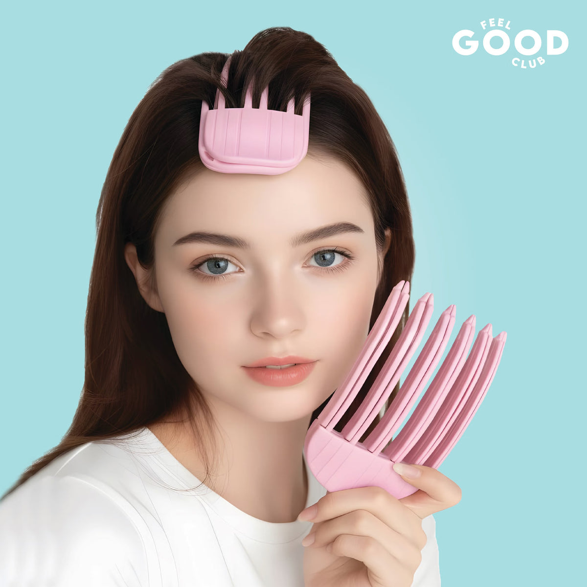 Feel Good Club Hair Volumizing Clips For Heatless Root Lift & Bounce To Flat Hair - Set Of 2 Pcs