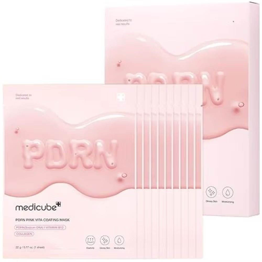 Medicube Pdrn Pink Vita Coating Mask  - (22G X 10Pcs)