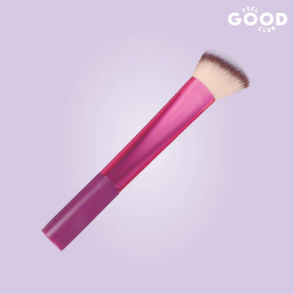 Feel Good Club Contour Bronzer Brush For Sculpting & Blending Powder Liquid & Cream Face Makeup