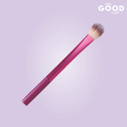 Feel Good Club Highlighter Brush For Liquid Powder & Stick Illuminator Glow Strobe Cream Face Makeup