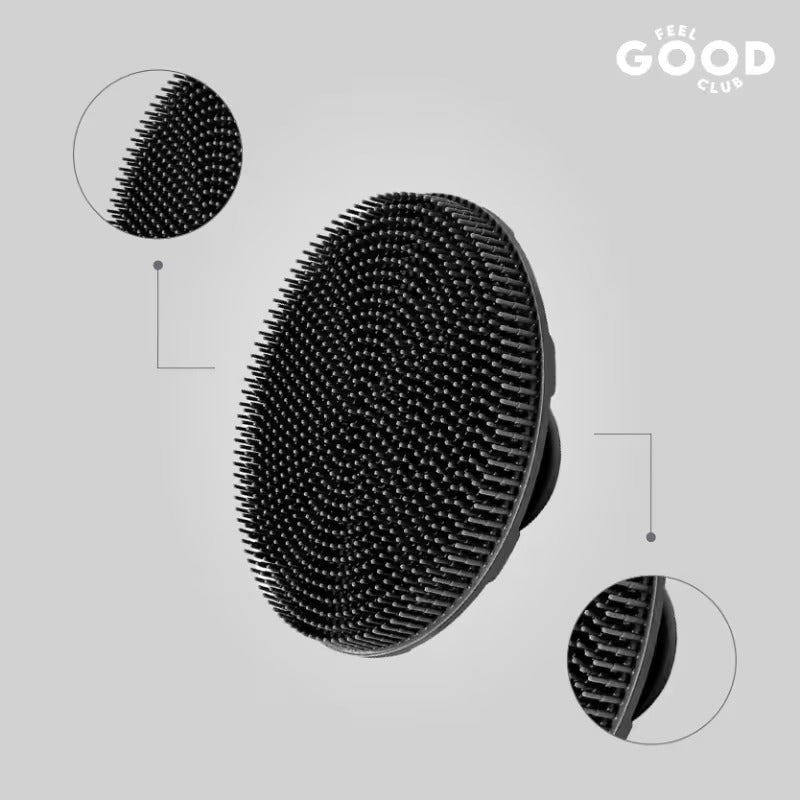 Feel Good Club Silicone Body Scrubber Ultra Soft Bath Brush For Gentle Skin Exfoliation