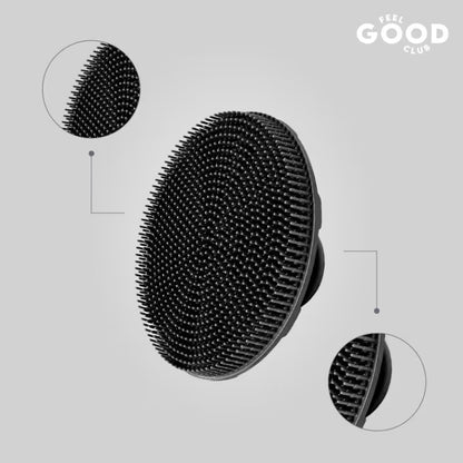 Feel Good Club Silicone Body Scrubber Ultra Soft Bath Brush For Gentle Skin Exfoliation