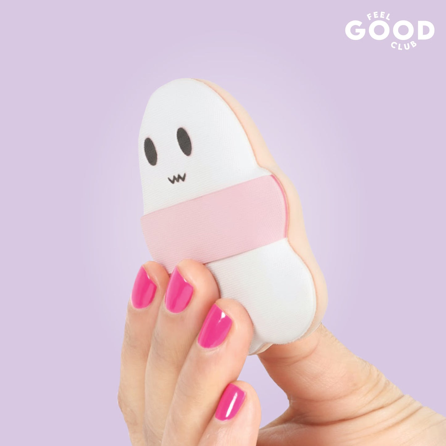 Feel Good Club Spooky Sponge Makeup Cushion Puff For Blending Foundation Concealer Blush & Contour