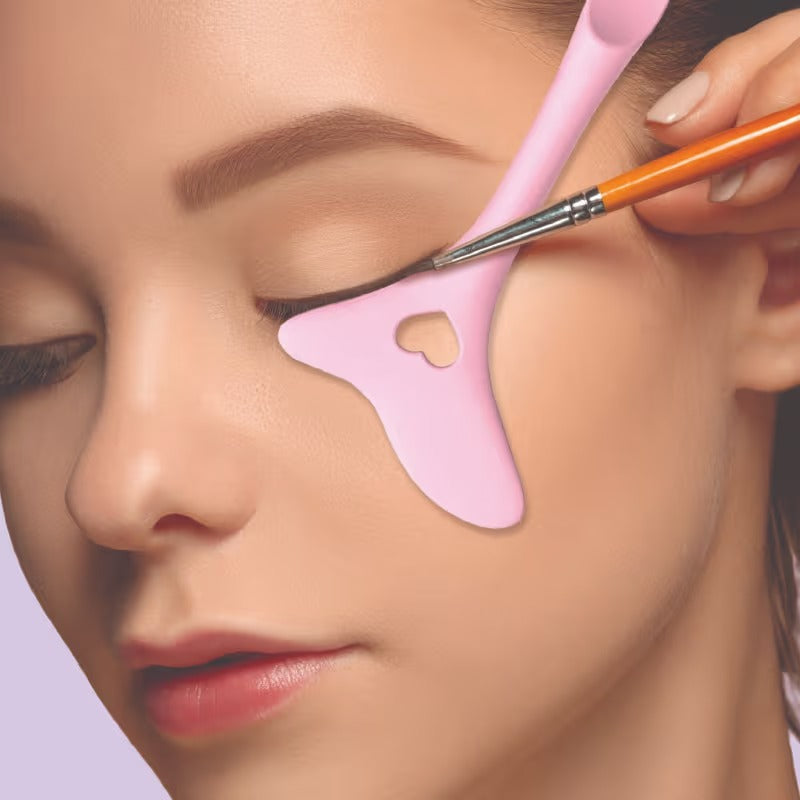 Feel Good Club Eyeliner Stencil - Makeup Applicator Guide For Winged Liner Kajal Mascara & Lip Liner