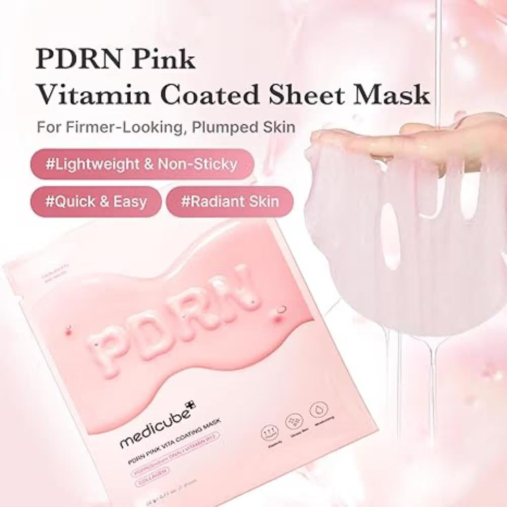 Medicube Pdrn Pink Vita Coating Mask  - (22G X 10Pcs)