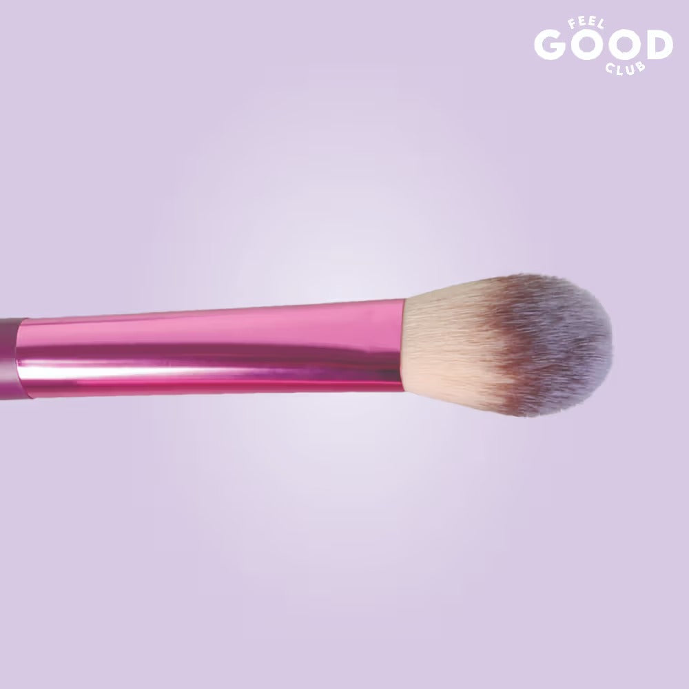 Feel Good Club Blush Brush For Blending Powder Liquid Cream & Stick Blusher Cheek Tint Face Makeup