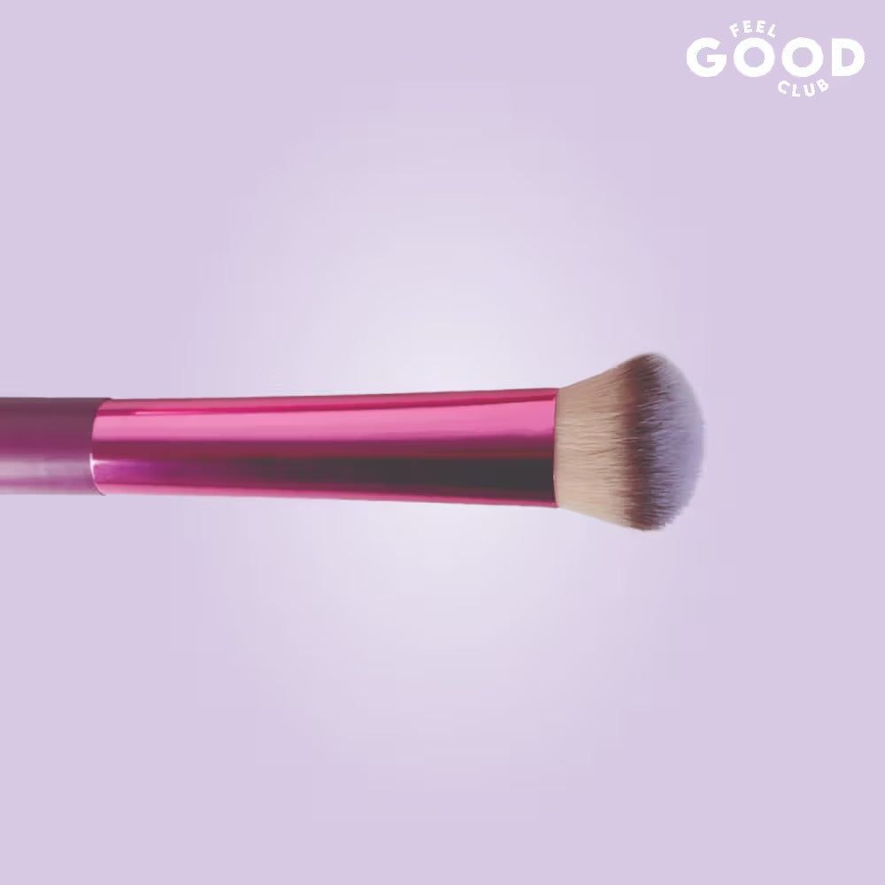 Feel Good Club Foundation Brush For Blending Liquid & Powder Face Makeup Skin Serum Tint Bb Cc Cream
