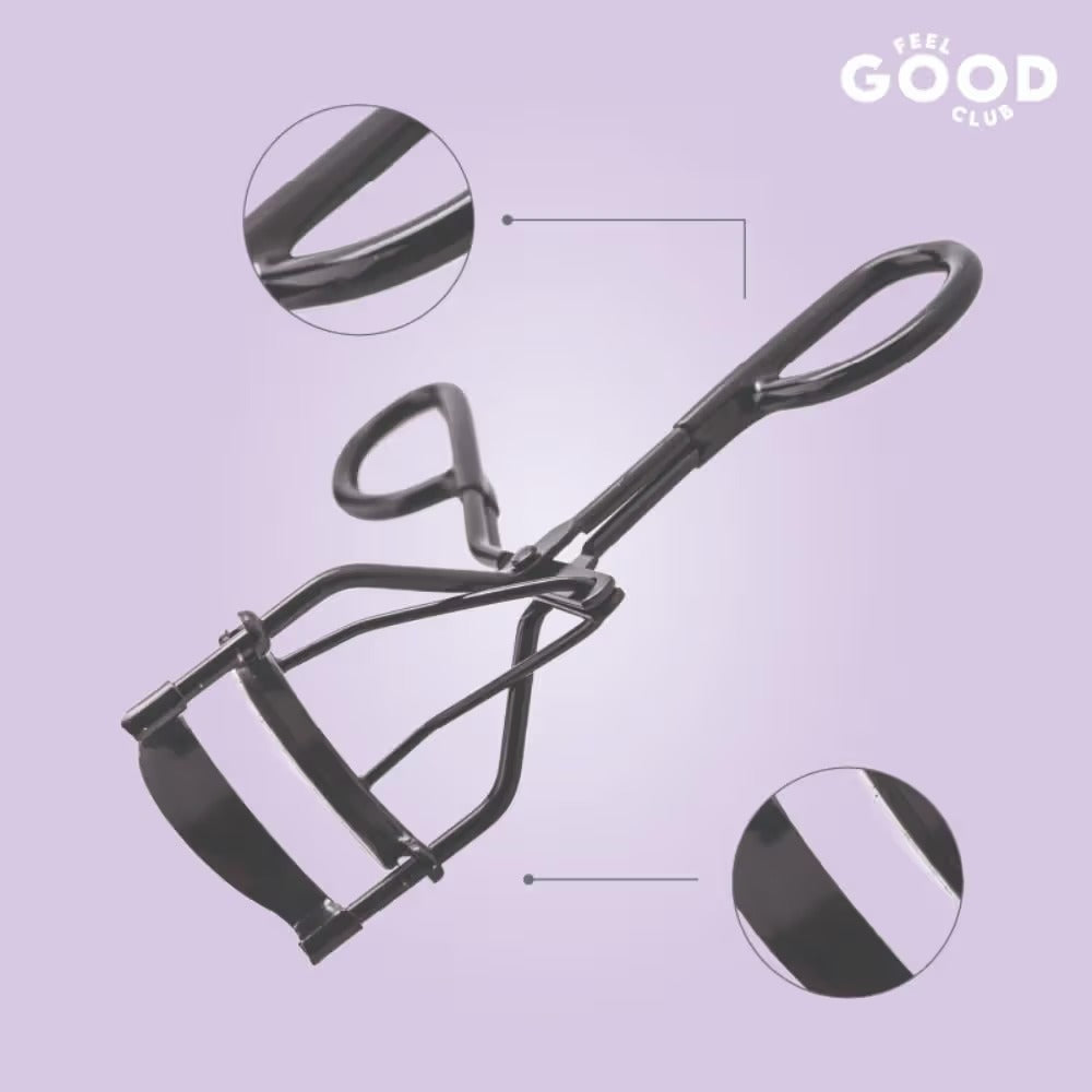 Feel Good Club Eyelash Curler Pre Mascara Eye Makeup Tool For Lifted Natural Lashes And Falsies