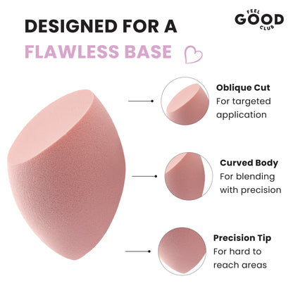 Feel Good Club Slant Cut Makeup Sponge