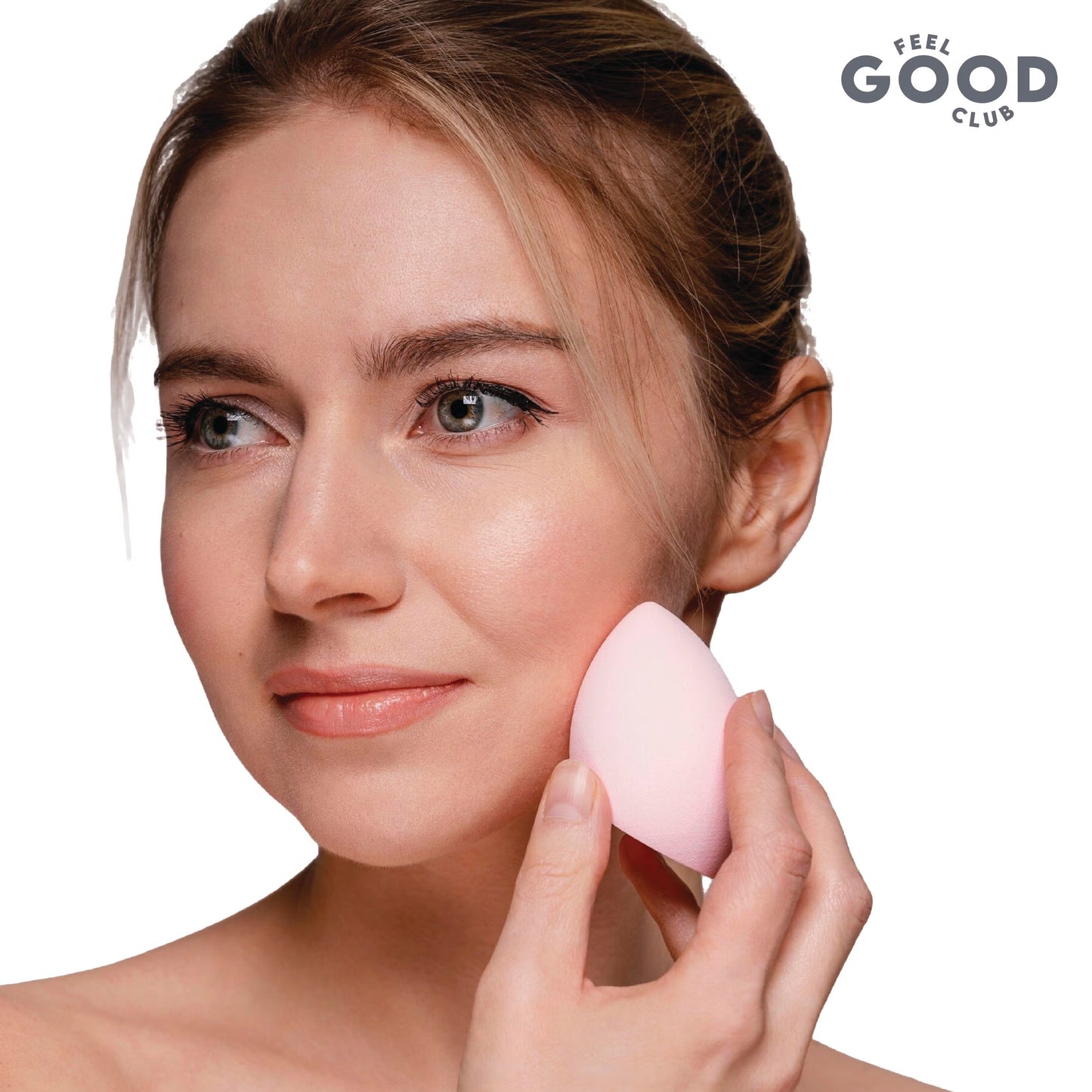 Feel Good Club 6 Pc Makeup Applicators in Mixed Colours- Beauty Sponge Blenders & Pizza Powder Puffs