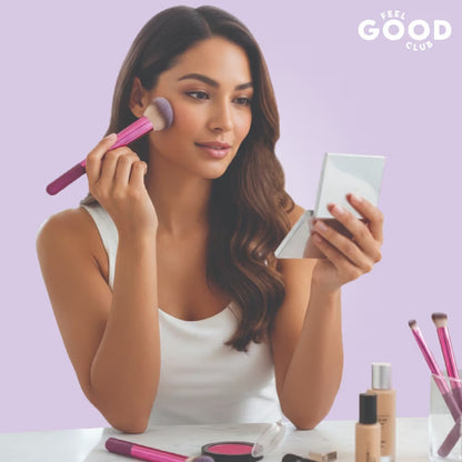 Feel Good Club Buffer Brush For Applying & Blending Foundation Concealer Powder Face & Body Makeup