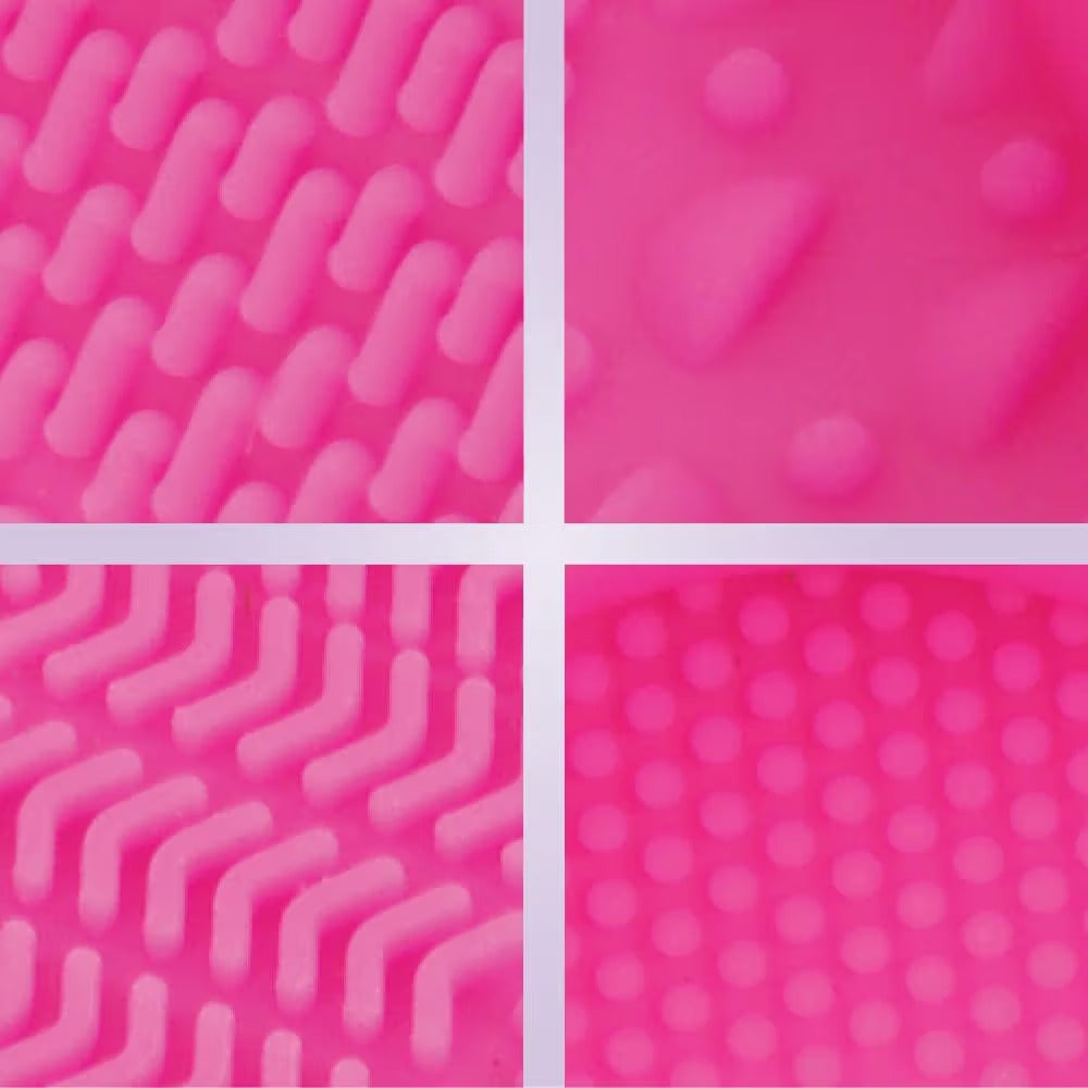Feel Good Club Swirl & Scrub Mini Foldable Makeup Brush Cleaner Silicone Bowl With Textured Surface