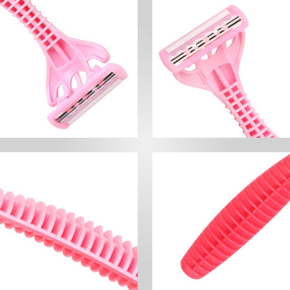 Feel Good Club Triple Blade Razors - Pack Of 3 Reusable Units For Quick & Painless Body Hair Removal