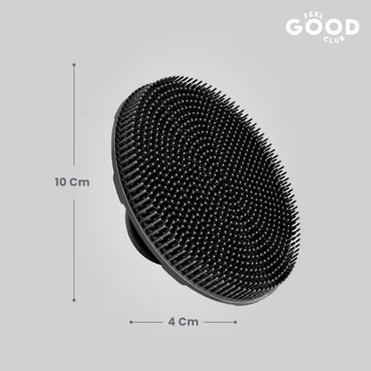 Feel Good Club Silicone Body Scrubber Ultra Soft Bath Brush For Gentle Skin Exfoliation