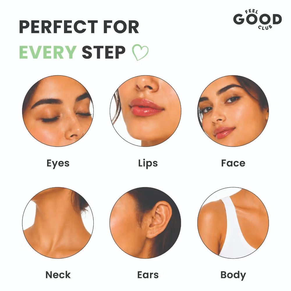 Feel Good Club Makeup Remover Pad - Reusable Soft & Gentle Puff For Face Skin Cleansing (1 Pc)