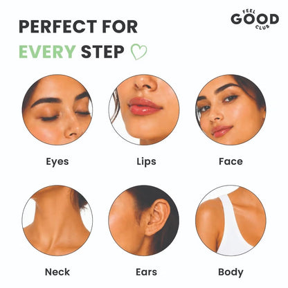 Feel Good Club Makeup Remover Pad - Reusable Soft & Gentle Puff For Face Skin Cleansing (1 Pc)