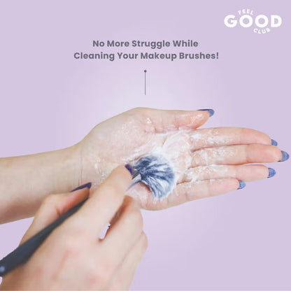 Feel Good Club Swirl & Scrub Mini Foldable Makeup Brush Cleaner Silicone Bowl With Textured Surface