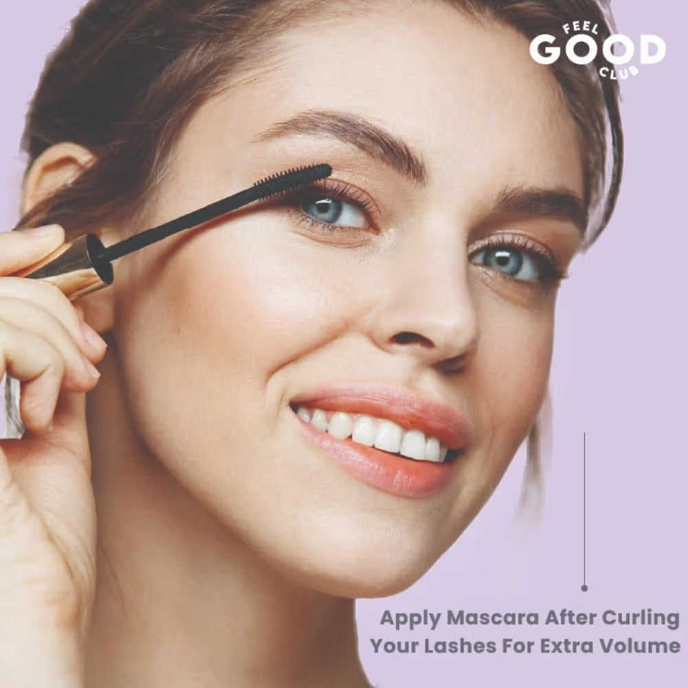Feel Good Club Eyelash Curler Pre Mascara Eye Makeup Tool For Lifted Natural Lashes And Falsies