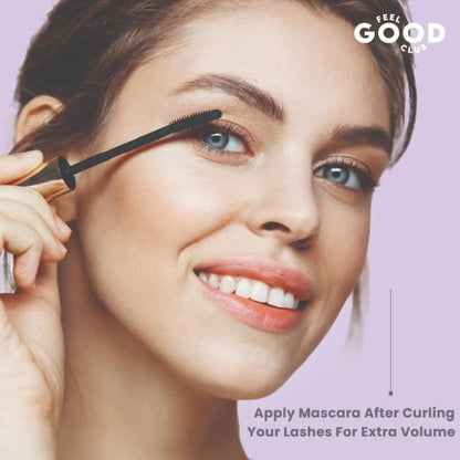 Feel Good Club Eyelash Curler Pre Mascara Eye Makeup Tool For Lifted Natural Lashes And Falsies