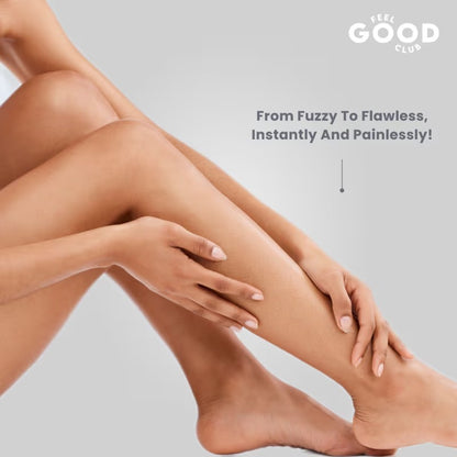 Feel Good Club Mini Body Razor With 5 Precision Blades & Travel Case For Painless Body Hair Removal
