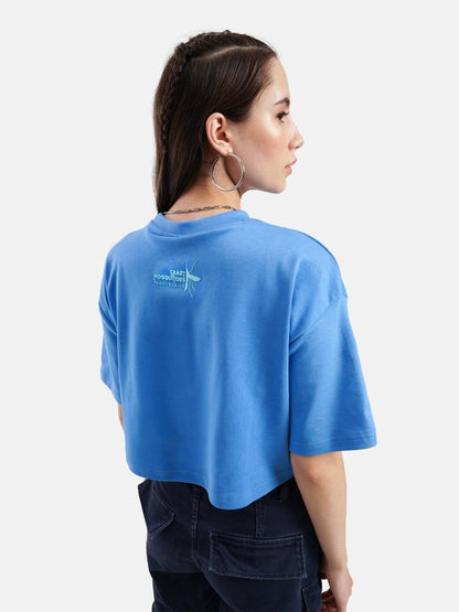Delusion Front Full Print drop shoulder oversized T shirt | Crazy Mosquitoes at Broadway