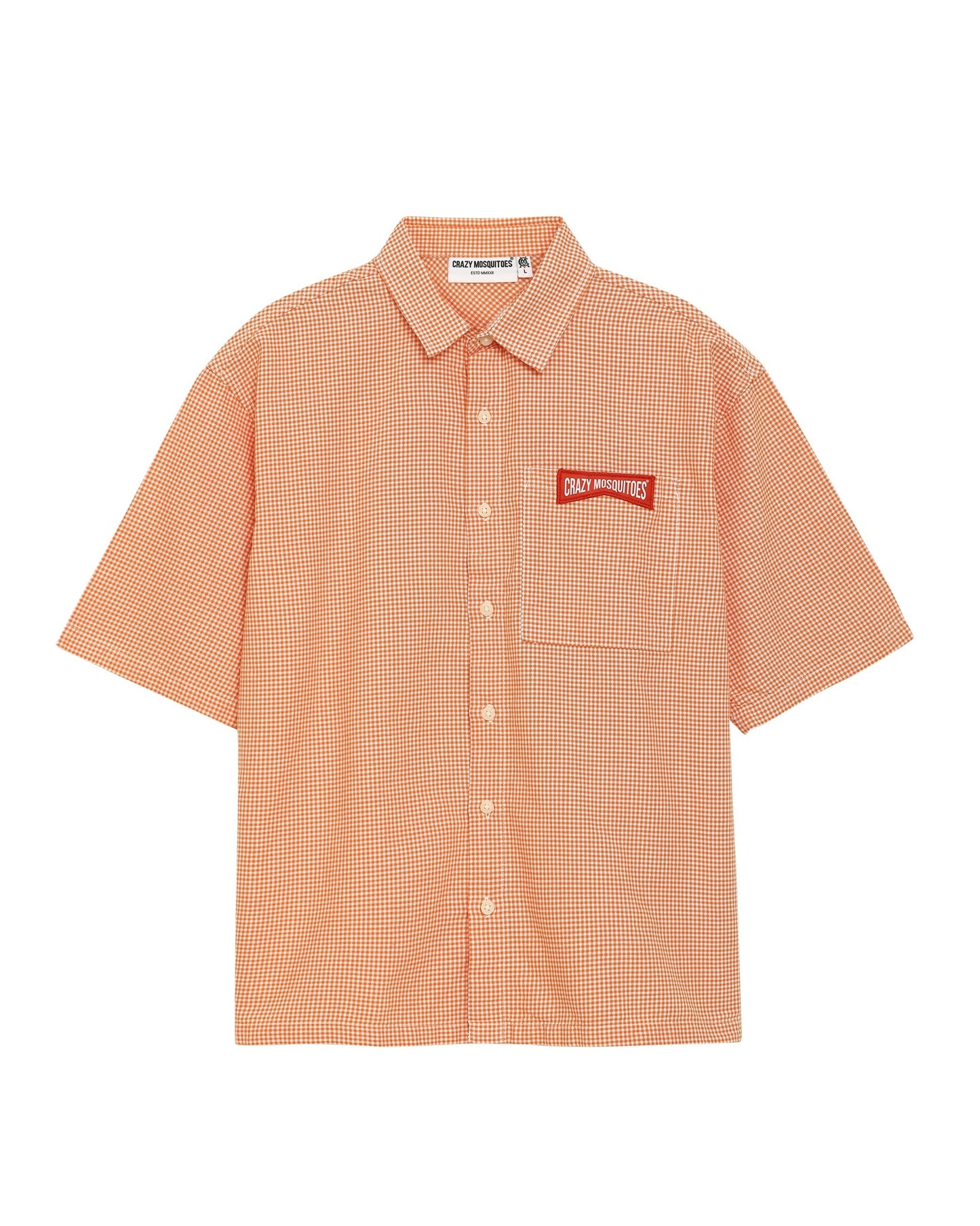 Orange Micro Check
