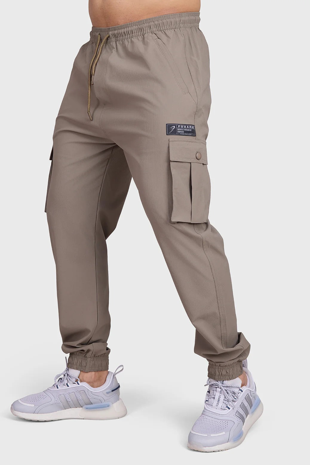 Script Cargo Joggers Brown | Fuaark at Broadway