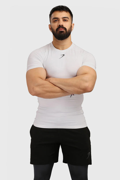 Compression T-shirt White | Fuaark at Broadway