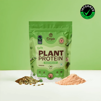 Origin Nutrition Daily Plant Protein Unflavoured , Single Sachet