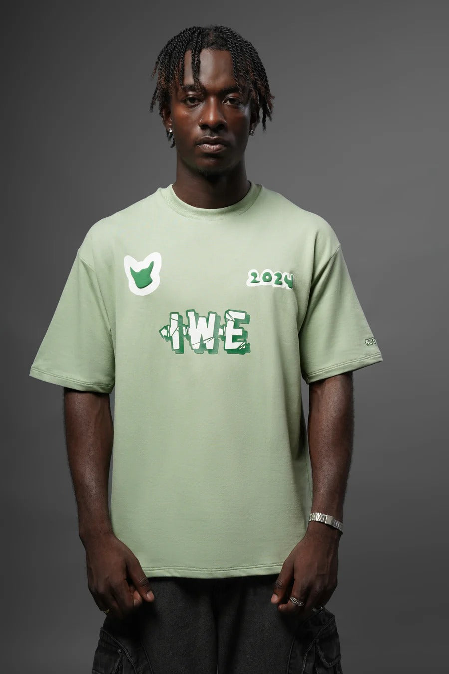 Life Fucked Up Tee Aqua Green