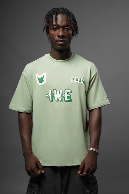 Life Fucked Up Tee Aqua Green