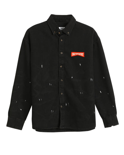 Grunge Denim Charcoal
