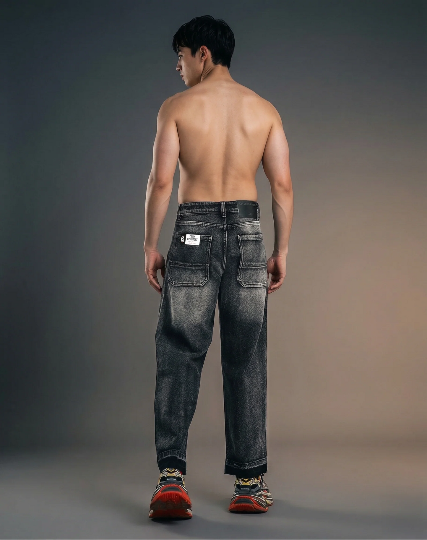 Open Bottom Black
