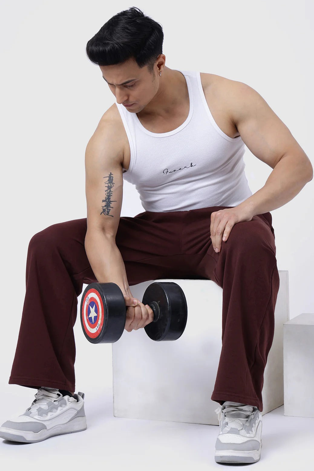 Ribbed Tank White | Fuaark at Broadway